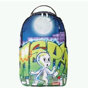 Sprayground Casper Graffiti Nights School Backpack Limited Edition